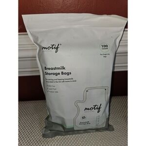 Motif Medical Breastmilk Storage Bags 90 count - 8 oz each. Single Use, Sealed